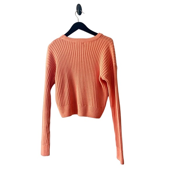 Vestique Peach Ribbed Knit Sweater NWT - Picture 3 of 10